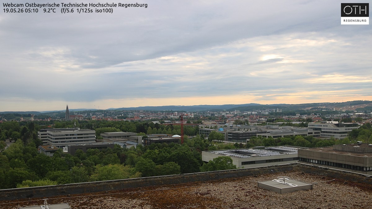Archiv Foto Webcam Regensburg: Technische Hochschule
