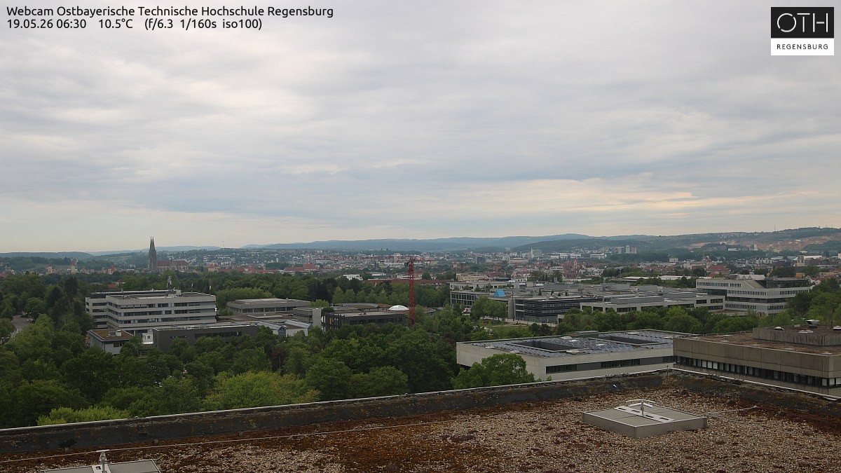 Archiv Foto Webcam Regensburg: Technische Hochschule