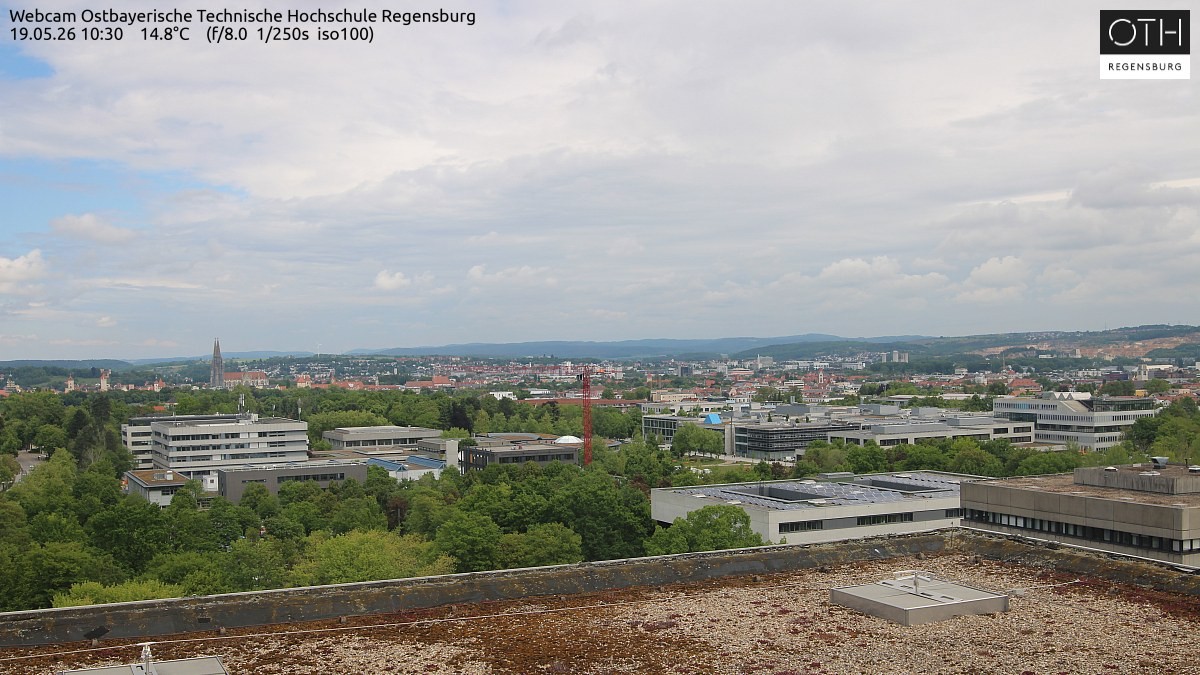 Archiv Foto Webcam Regensburg: Technische Hochschule