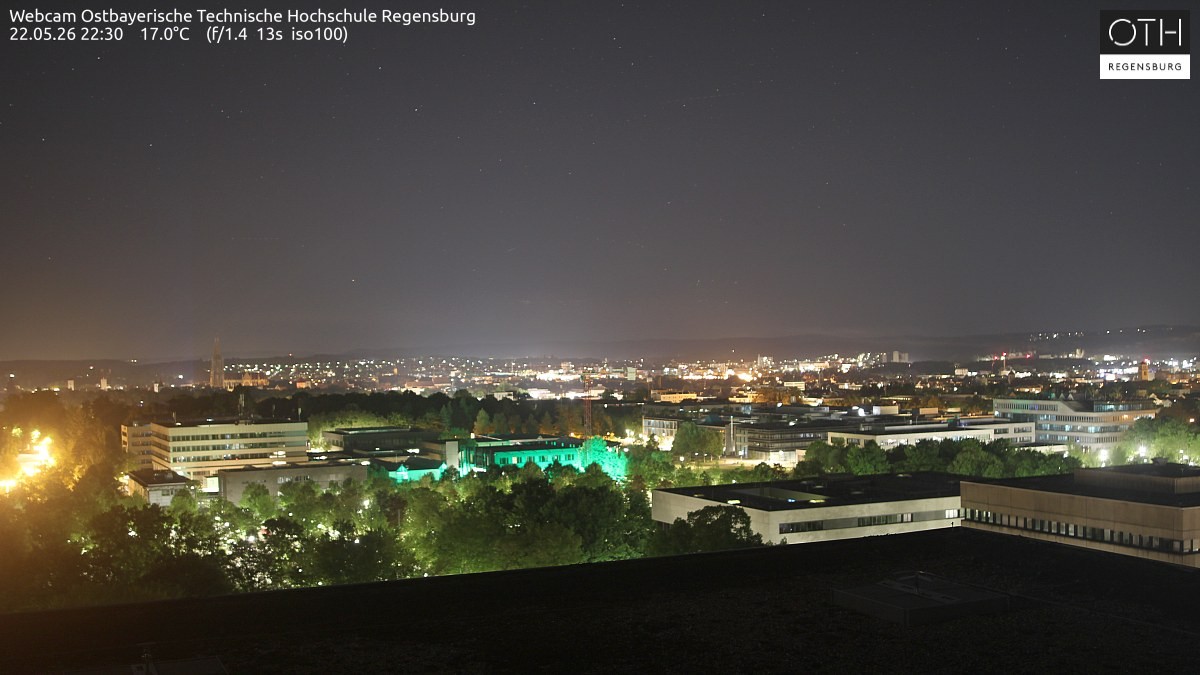 Archiv Foto Webcam Regensburg: Technische Hochschule
