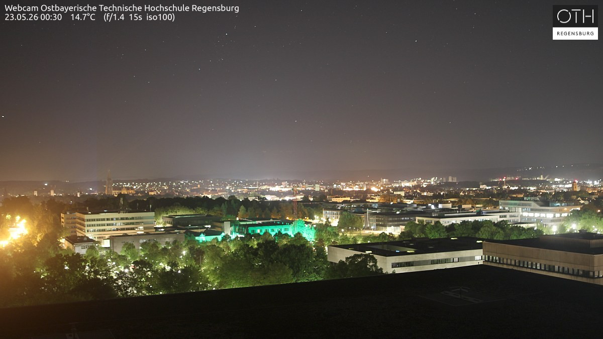 Archiv Foto Webcam Regensburg: Technische Hochschule
