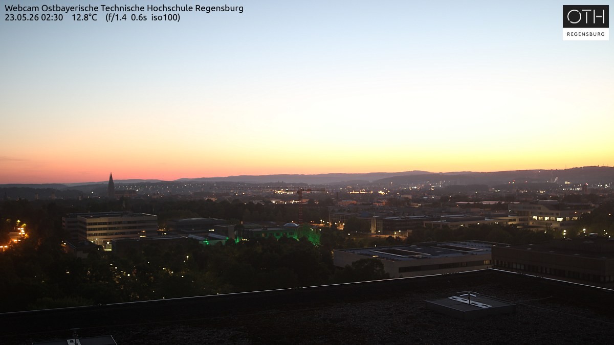 Archiv Foto Webcam Regensburg: Technische Hochschule