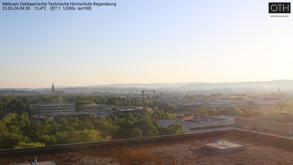 Archiv Foto Webcam Regensburg: Technische Hochschule
