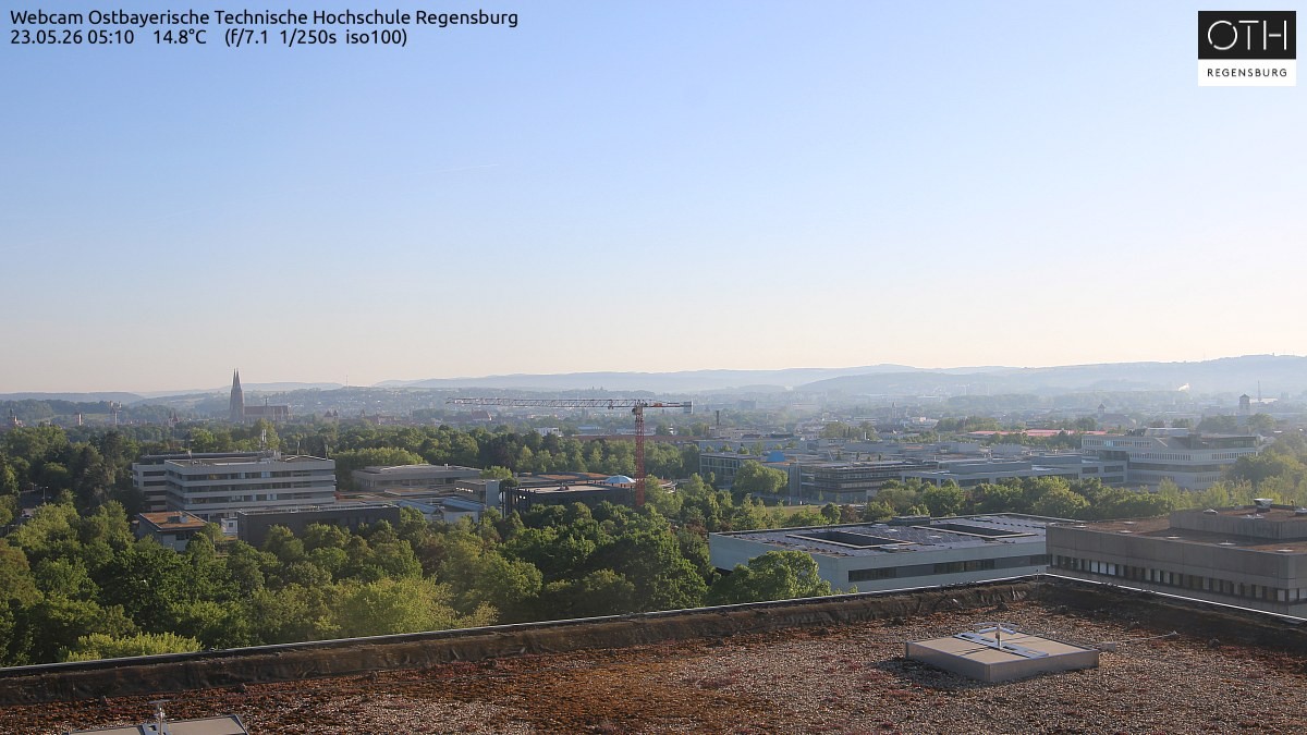 Archiv Foto Webcam Regensburg: Technische Hochschule