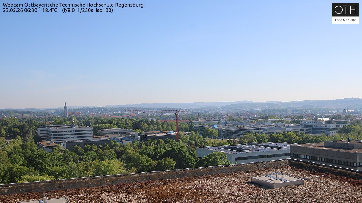 Archiv Foto Webcam Regensburg: Technische Hochschule