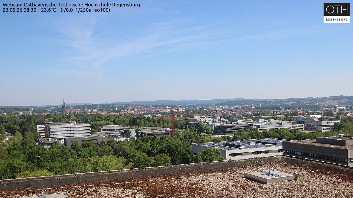 Archiv Foto Webcam Regensburg: Technische Hochschule