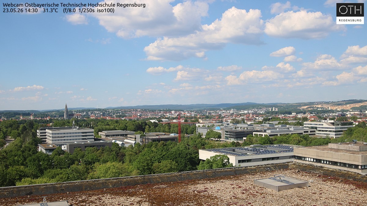 Archiv Foto Webcam Regensburg: Technische Hochschule