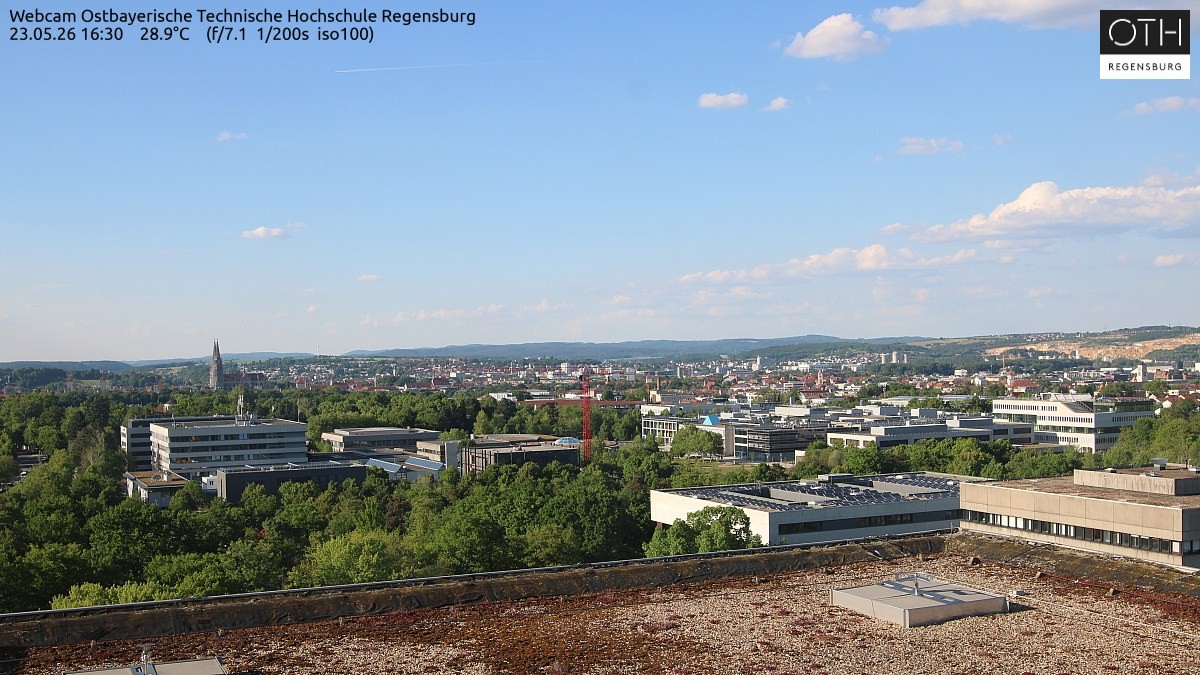 Archiv Foto Webcam Regensburg: Technische Hochschule