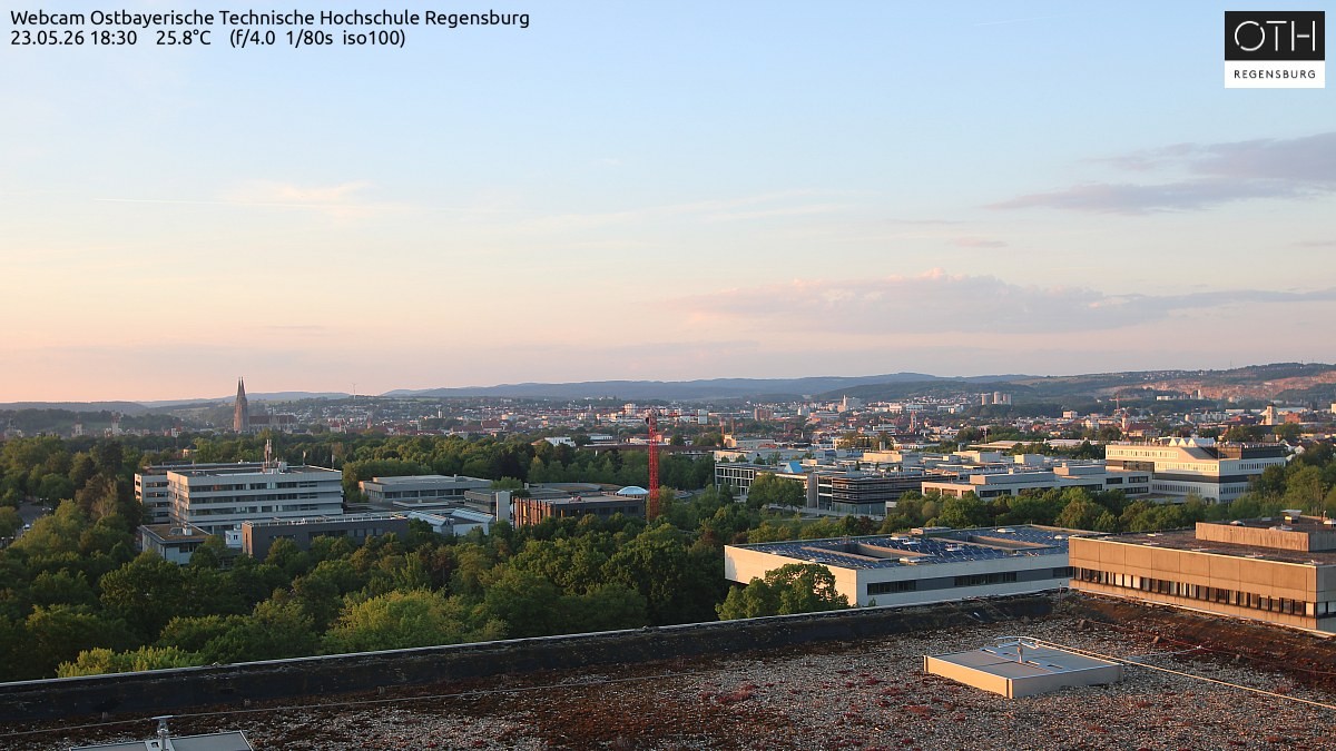 Archiv Foto Webcam Regensburg: Technische Hochschule