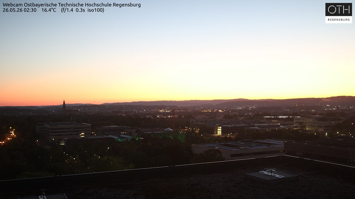 Archiv Foto Webcam Regensburg: Technische Hochschule