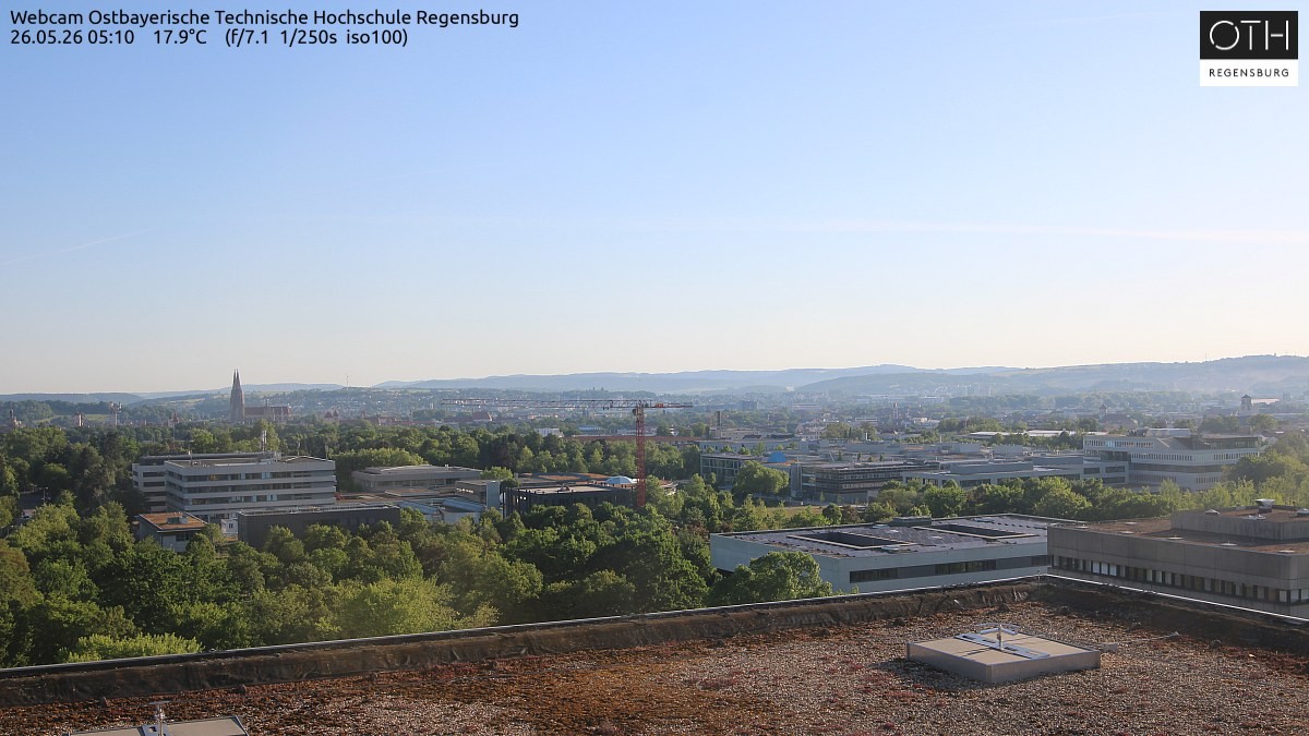 Archiv Foto Webcam Regensburg: Technische Hochschule