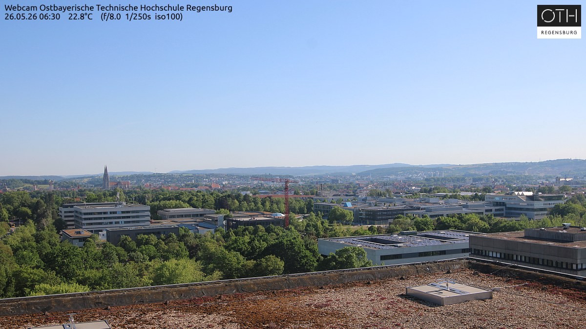 Archiv Foto Webcam Regensburg: Technische Hochschule