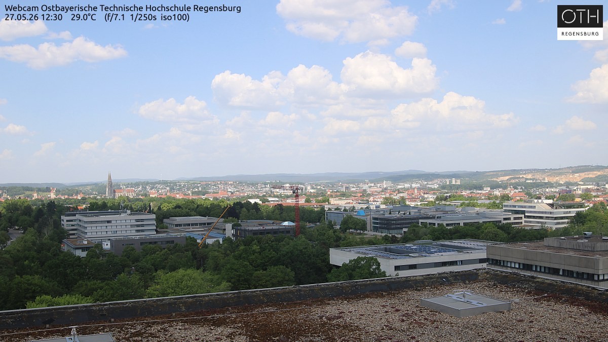Archiv Foto Webcam Regensburg: Technische Hochschule