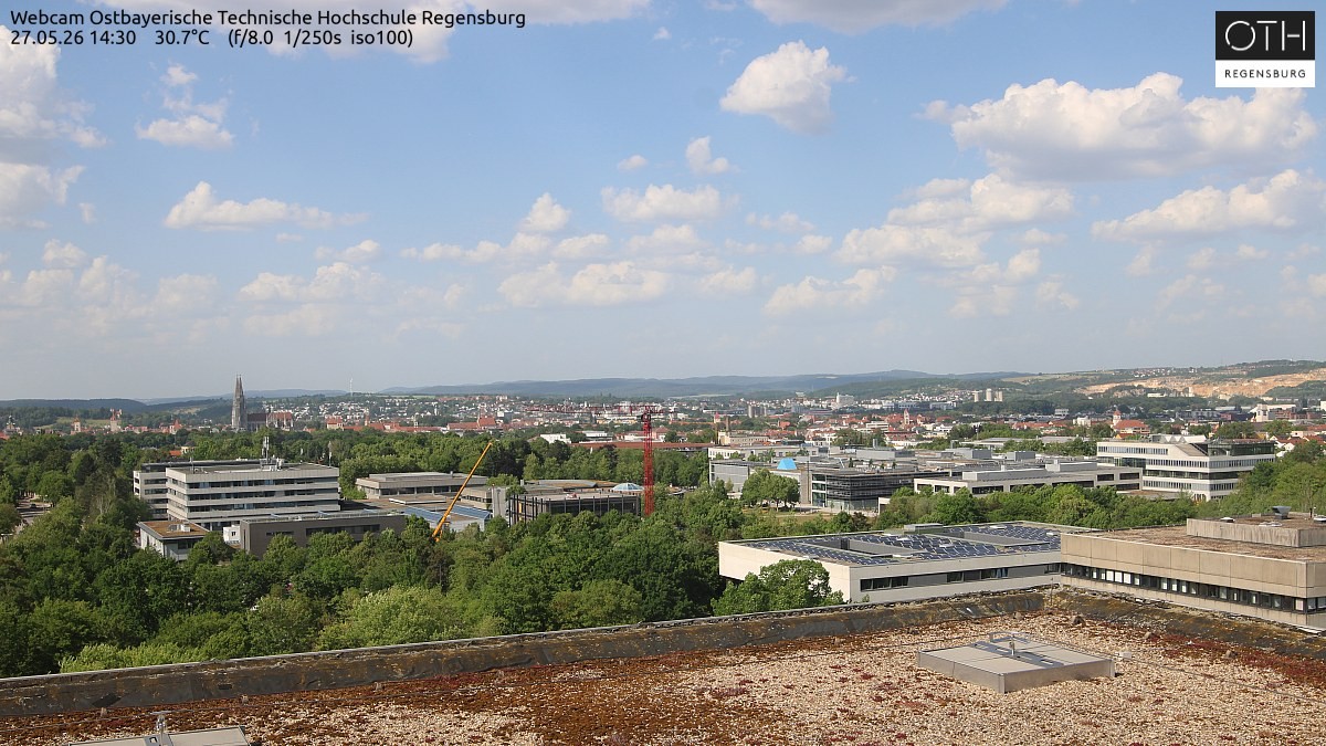 Archiv Foto Webcam Regensburg: Technische Hochschule