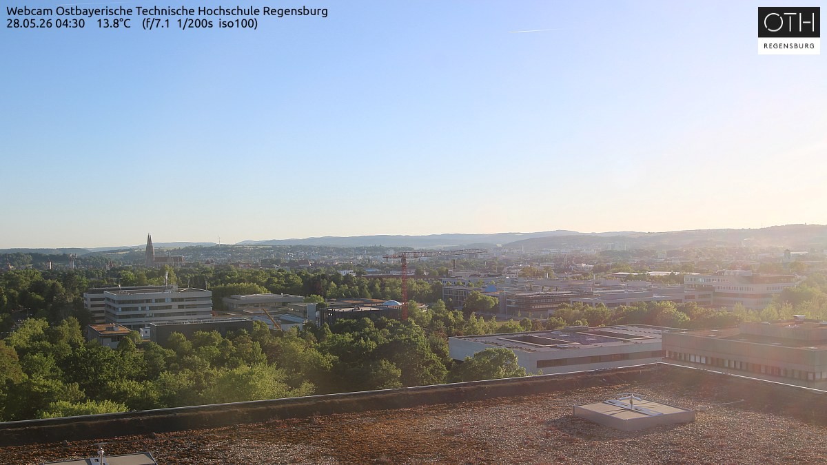 Archived image Regensburg - Webcam OTH