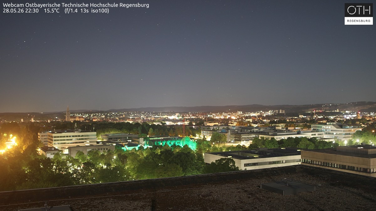 Archiv Foto Webcam Regensburg: Technische Hochschule