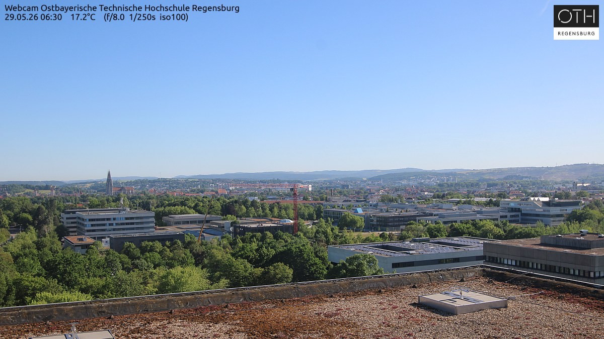 Archiv Foto Webcam Regensburg: Technische Hochschule