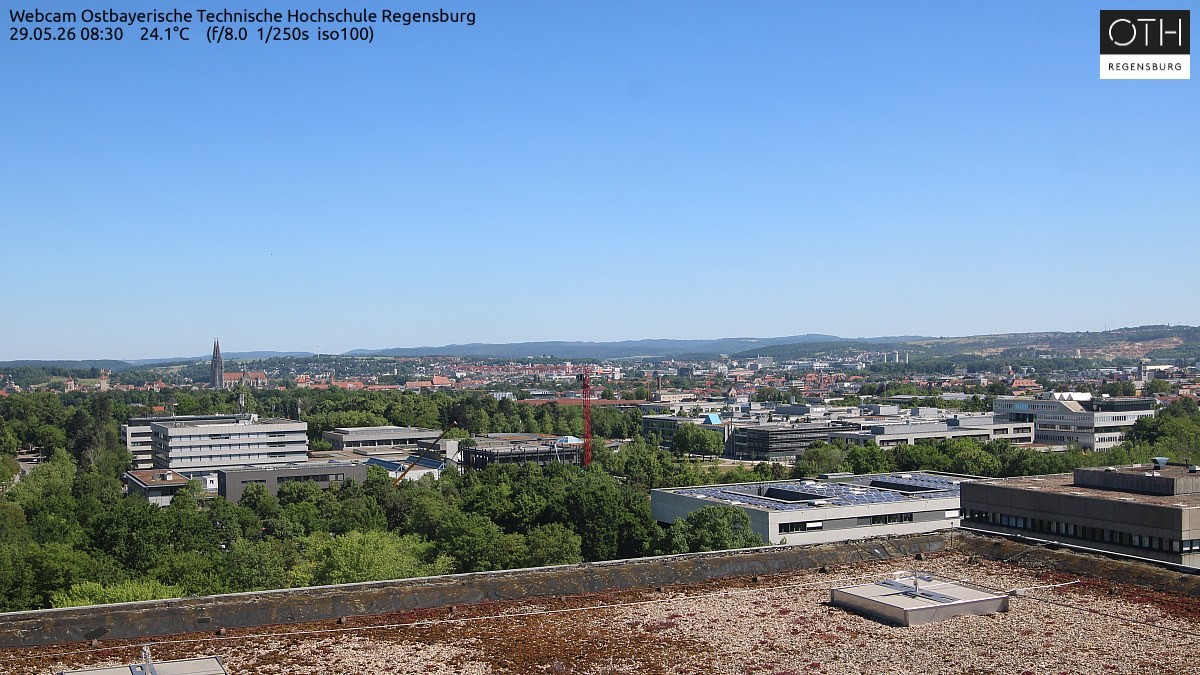 Archiv Foto Webcam Regensburg: Technische Hochschule