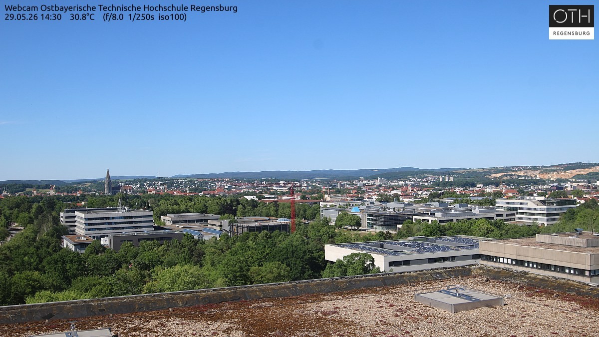 Archiv Foto Webcam Regensburg: Technische Hochschule