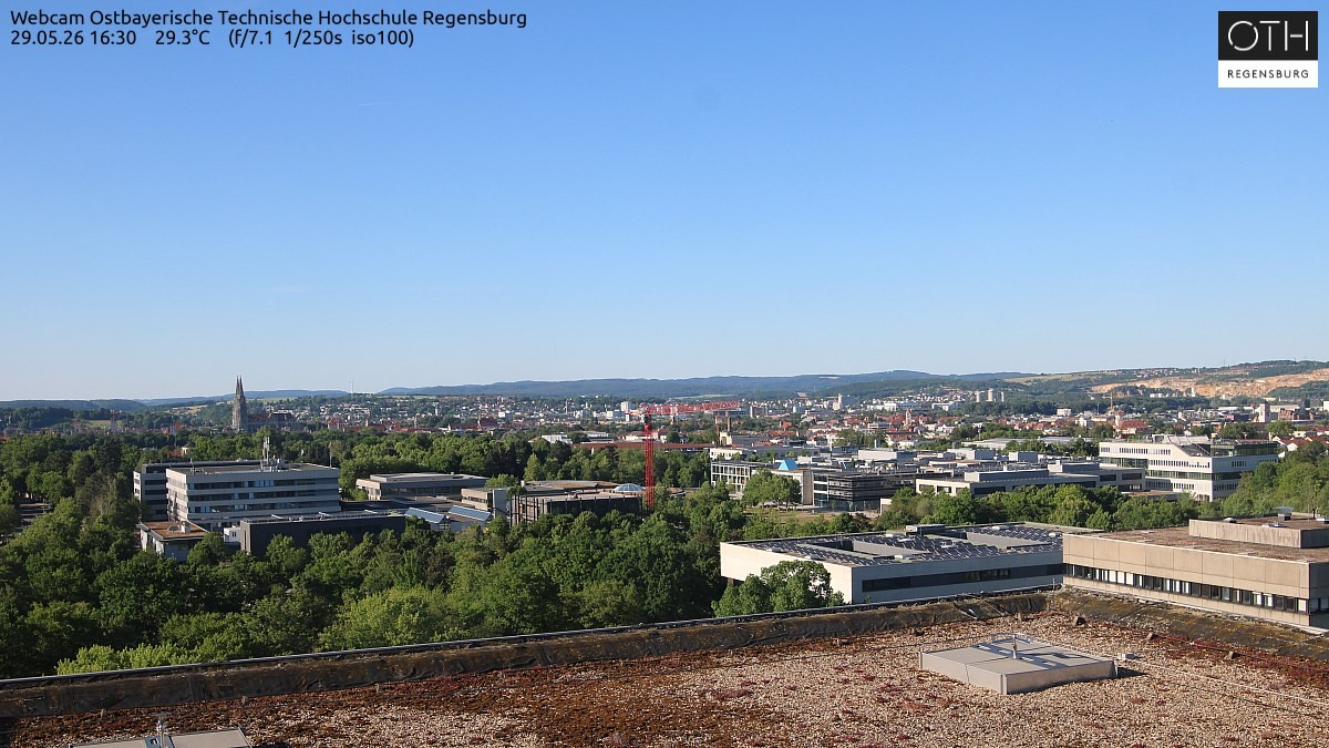 Archiv Foto Webcam Regensburg: Technische Hochschule