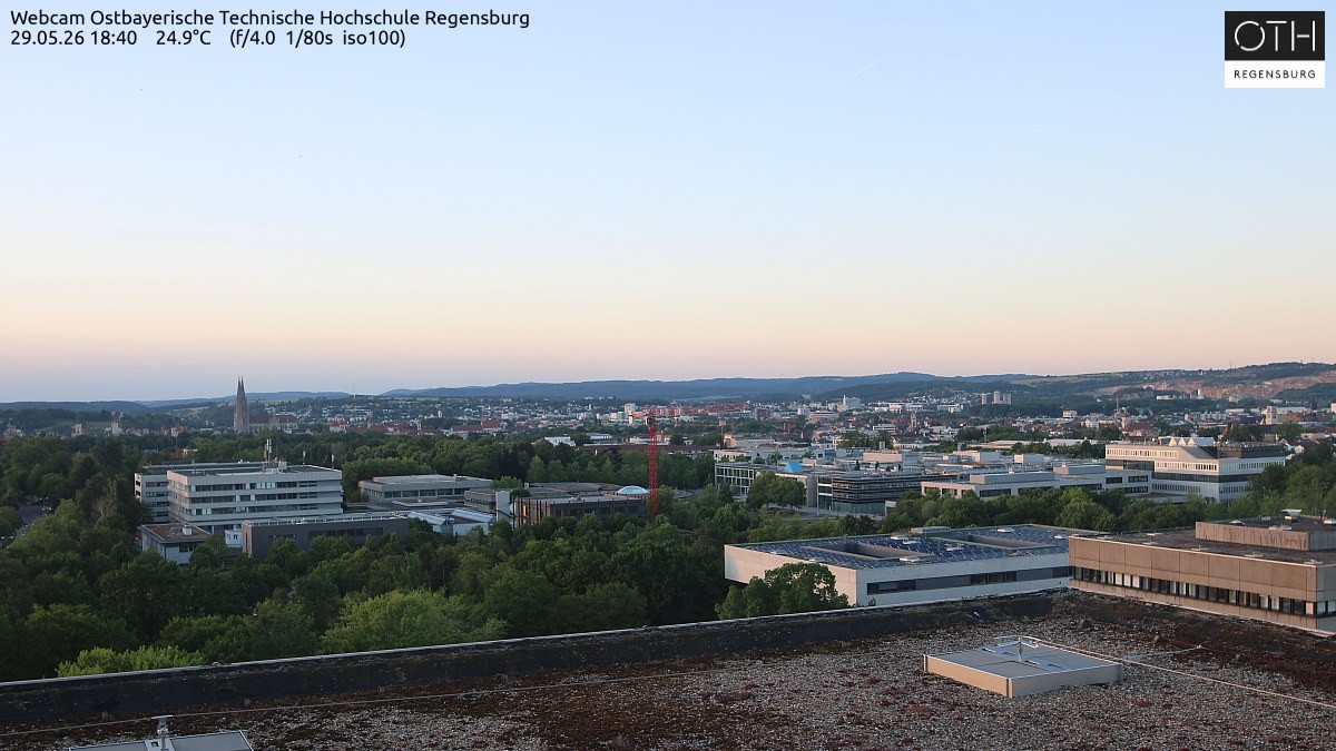 Archiv Foto Webcam Regensburg: Technische Hochschule