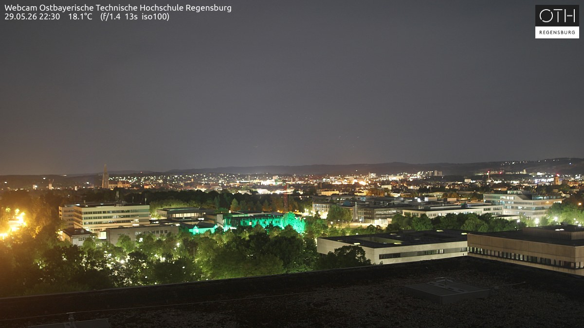 Archiv Foto Webcam Regensburg: Technische Hochschule