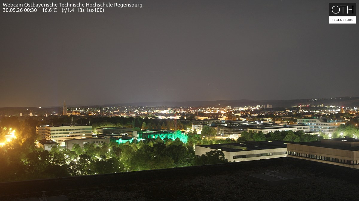 Archiv Foto Webcam Regensburg: Technische Hochschule