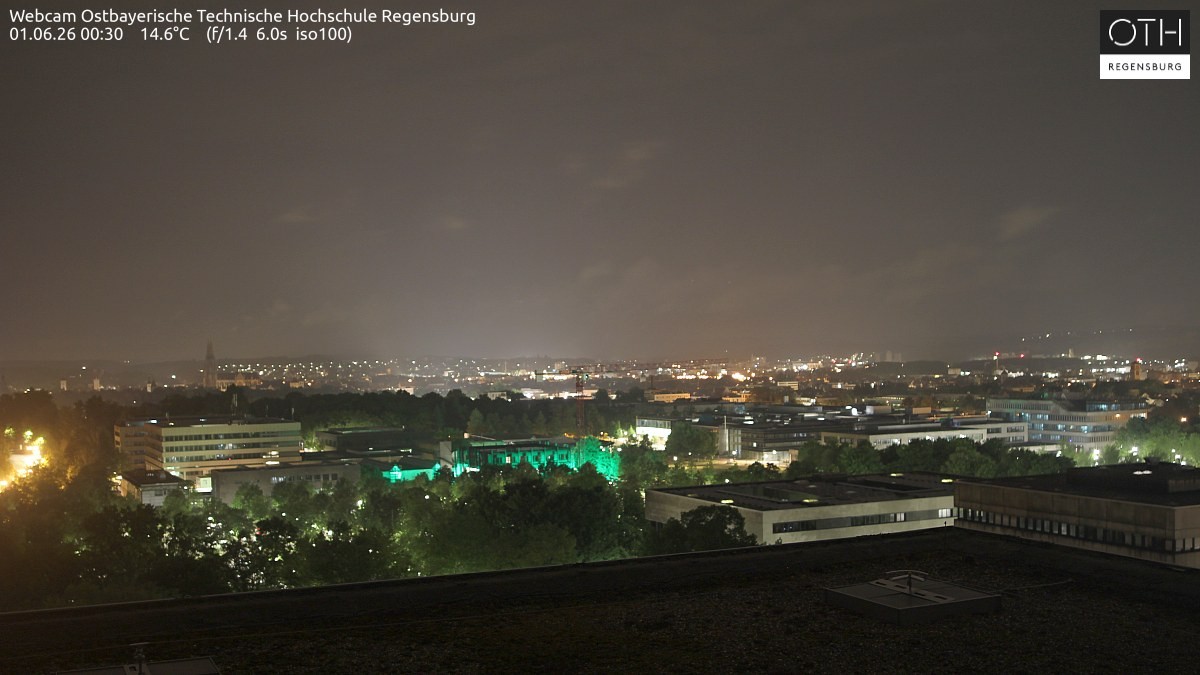 Archiv Foto Webcam Regensburg: Technische Hochschule