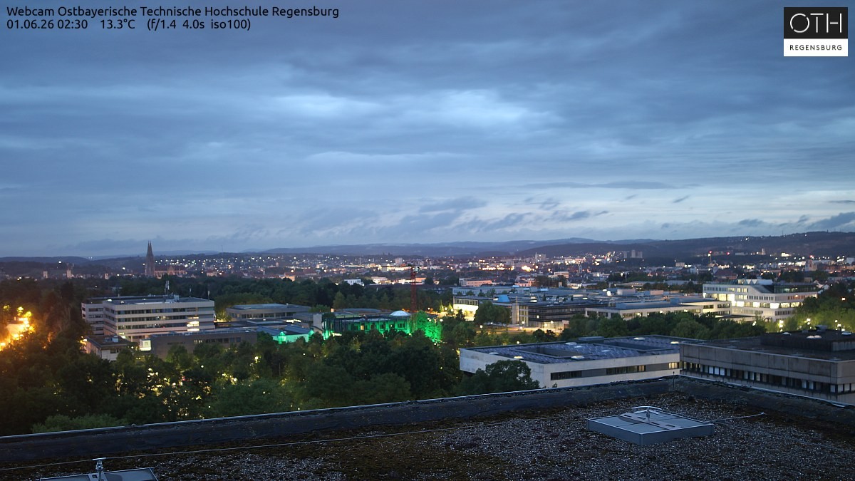 Archiv Foto Webcam Regensburg: Technische Hochschule