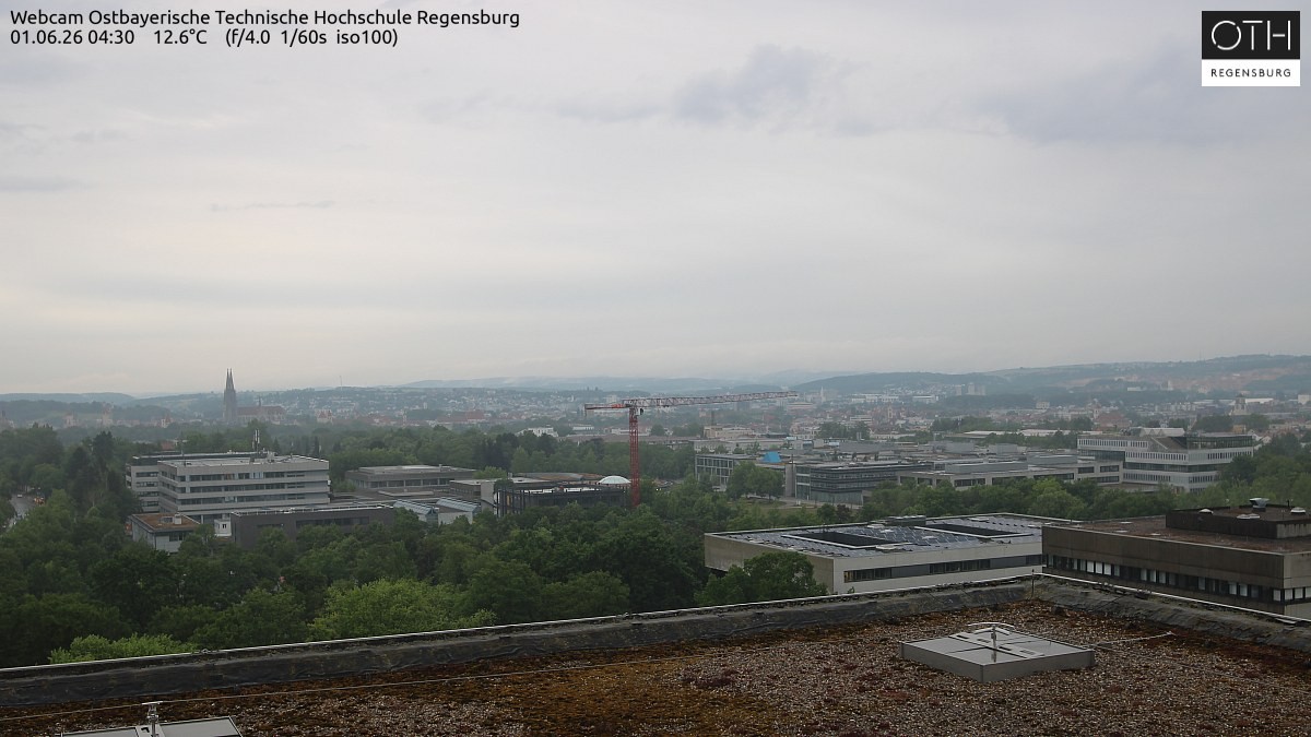 Archiv Foto Webcam Regensburg: Technische Hochschule