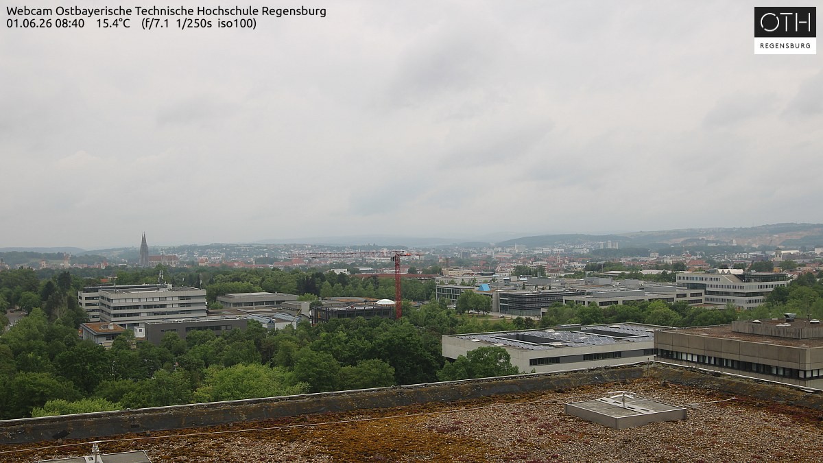 Archiv Foto Webcam Regensburg: Technische Hochschule