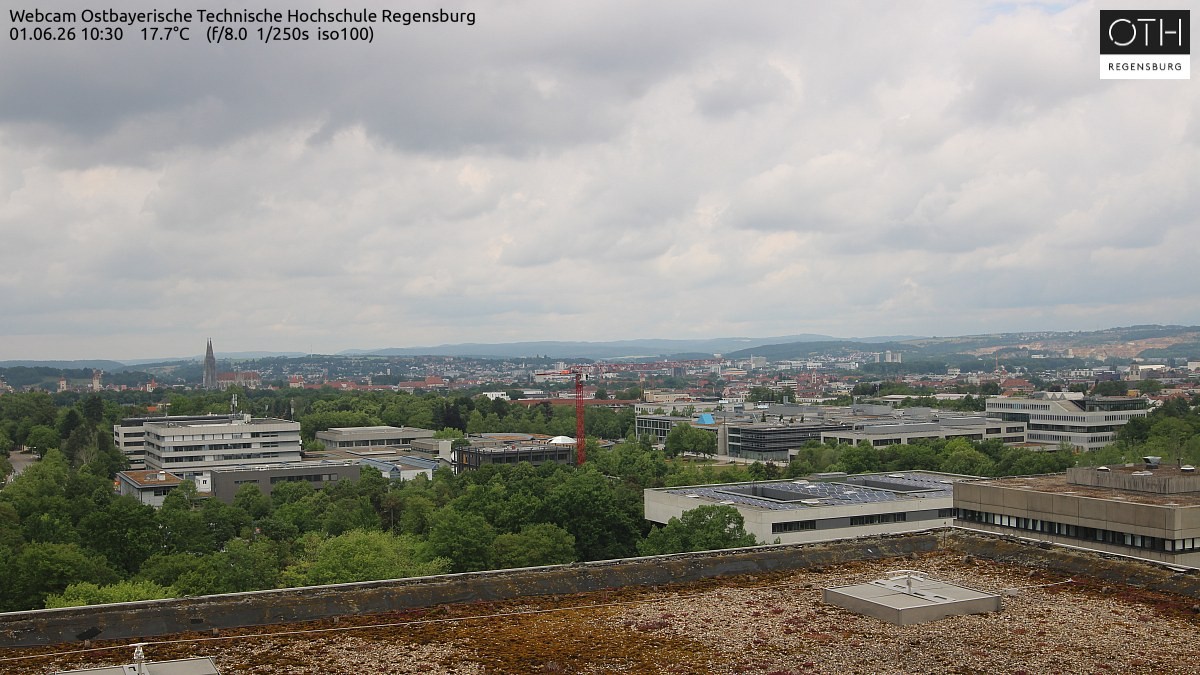 Archiv Foto Webcam Regensburg: Technische Hochschule
