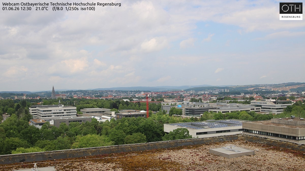 Archiv Foto Webcam Regensburg: Technische Hochschule