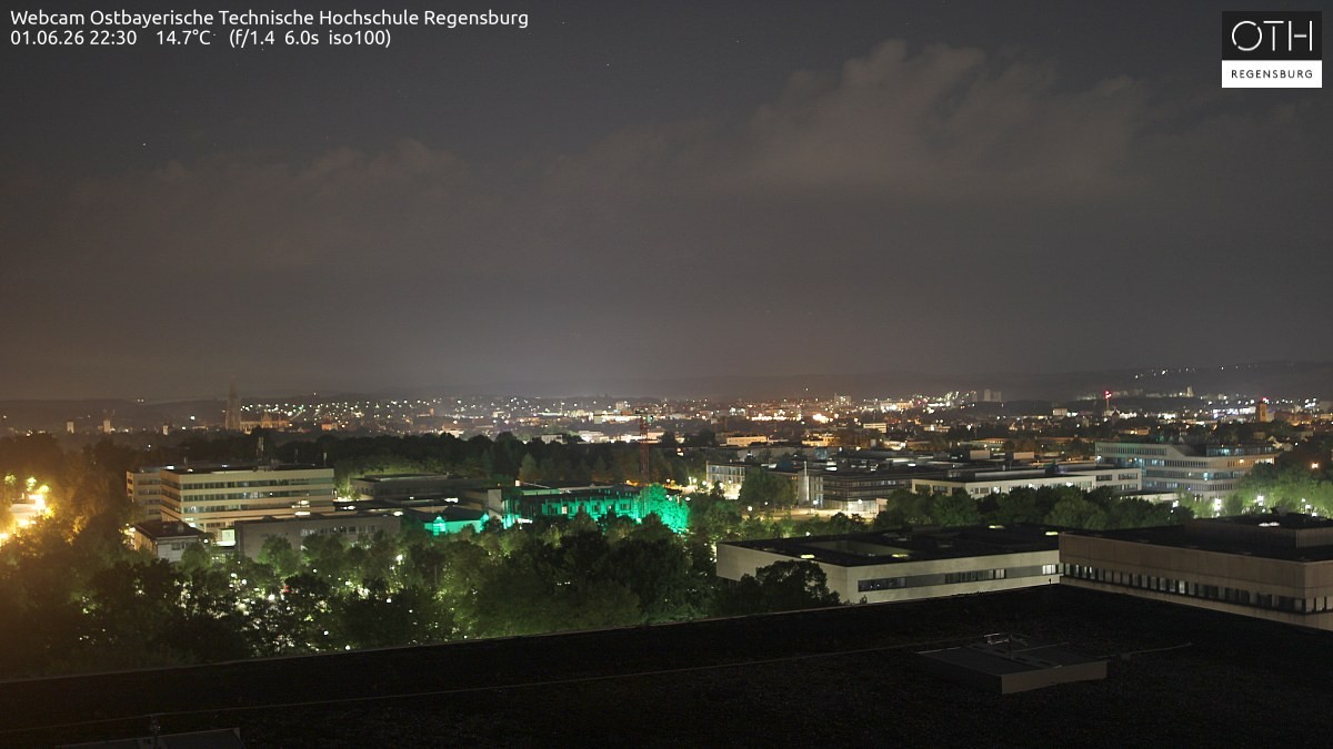 Archiv Foto Webcam Regensburg: Technische Hochschule