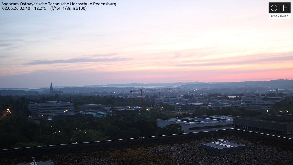 Archiv Foto Webcam Regensburg: Technische Hochschule