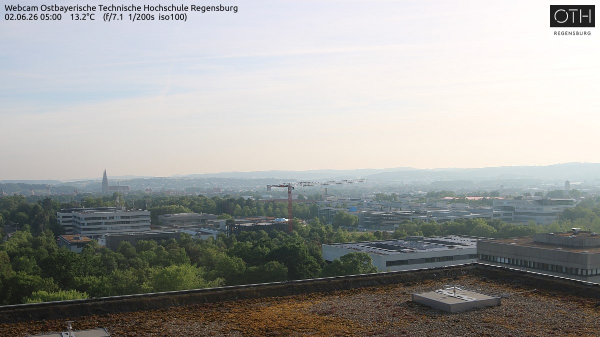 Archiv Foto Webcam Regensburg: Technische Hochschule