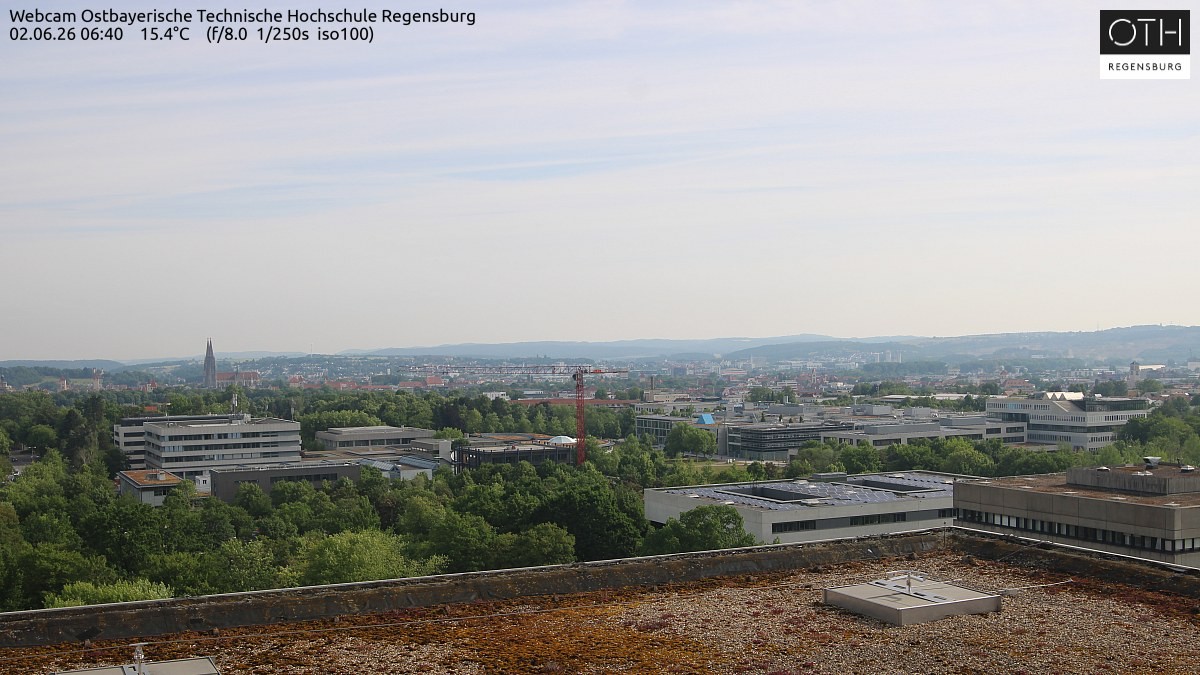 Archiv Foto Webcam Regensburg: Technische Hochschule