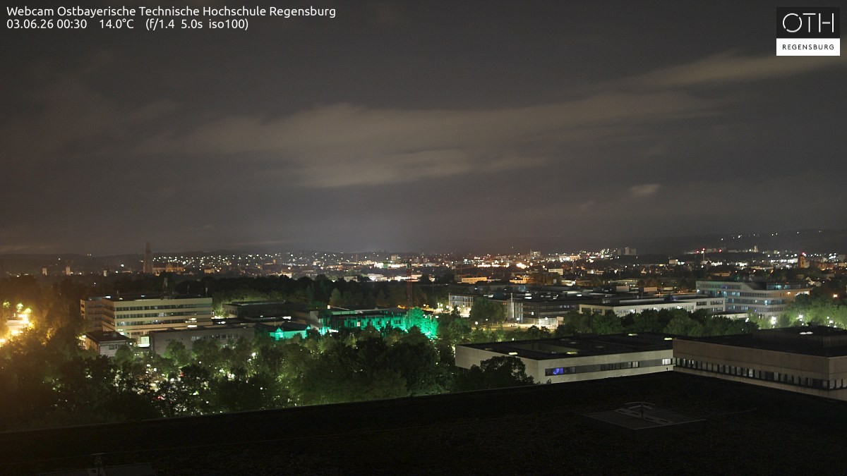 Archiv Foto Webcam Regensburg: Technische Hochschule