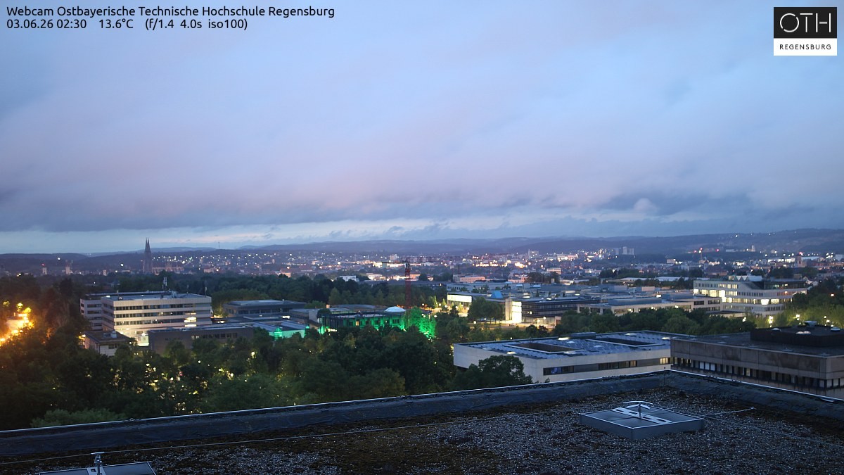 Archiv Foto Webcam Regensburg: Technische Hochschule