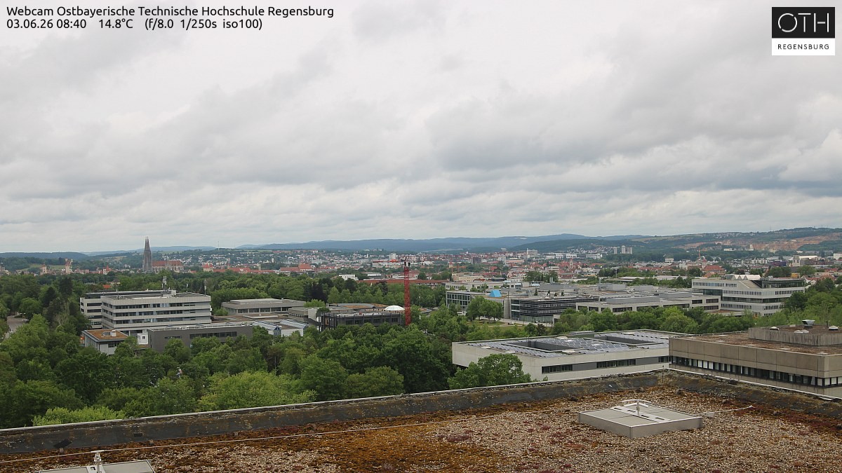 Archiv Foto Webcam Regensburg: Technische Hochschule