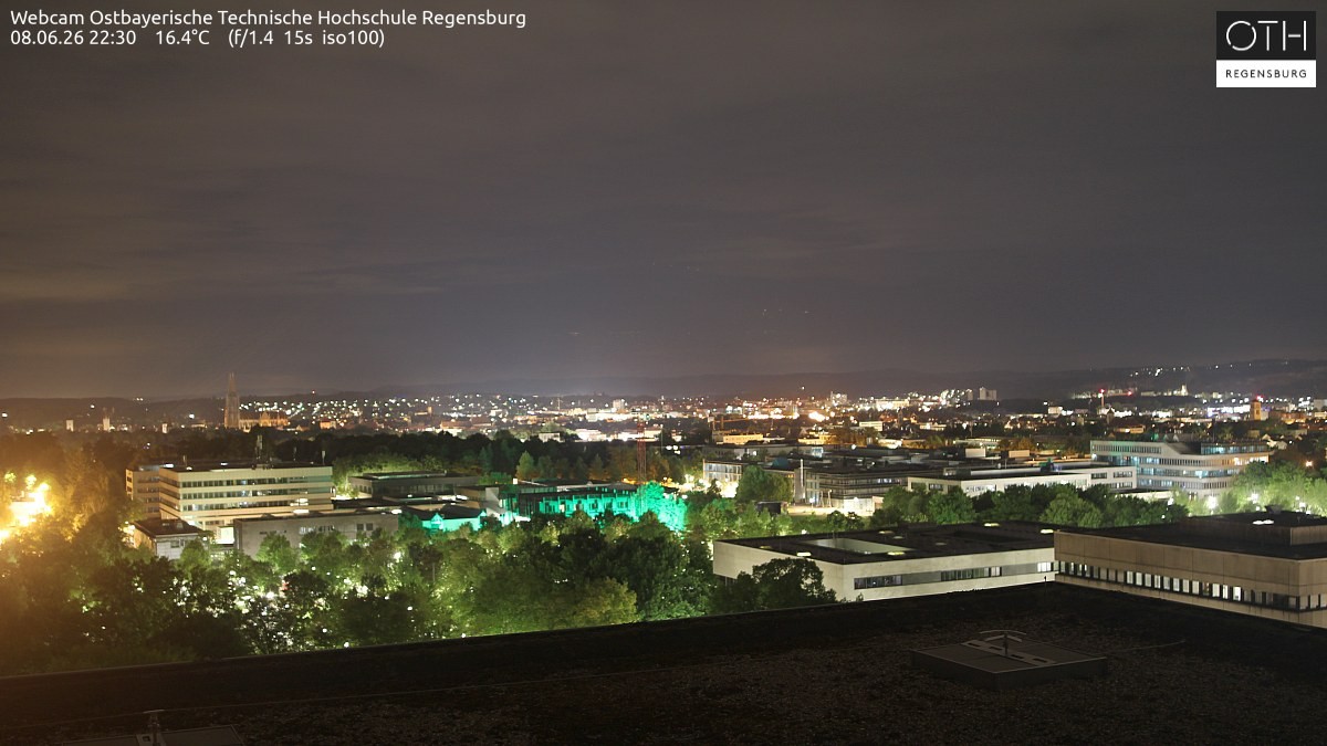 Archiv Foto Webcam Regensburg: Technische Hochschule