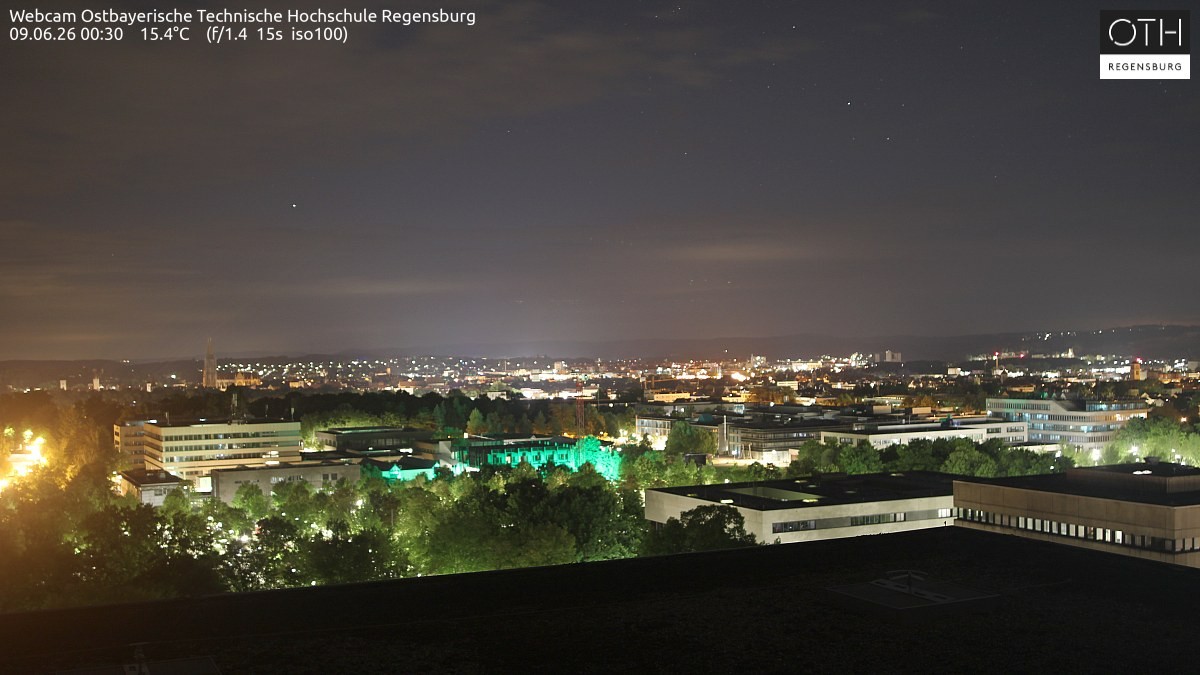 Archiv Foto Webcam Regensburg: Technische Hochschule