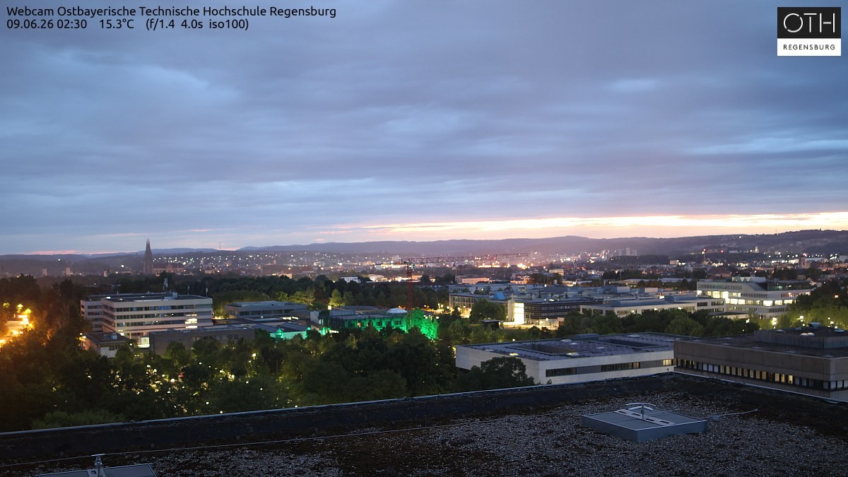 Archiv Foto Webcam Regensburg: Technische Hochschule