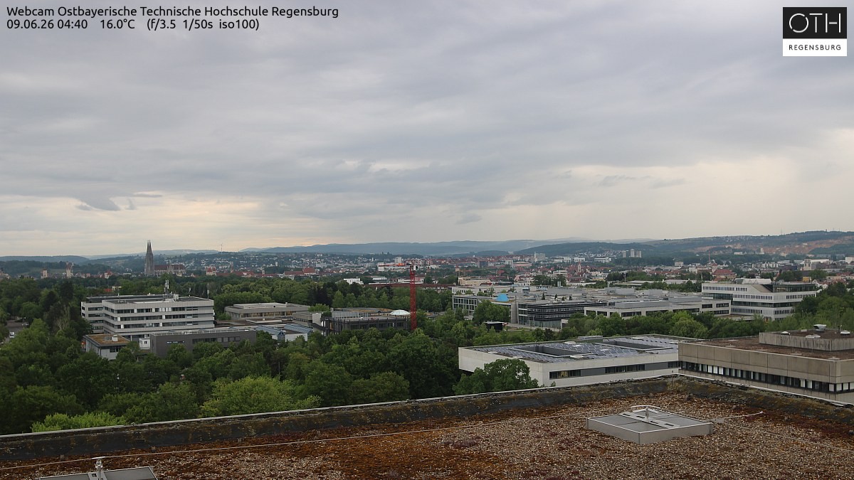 Archiv Foto Webcam Regensburg: Technische Hochschule