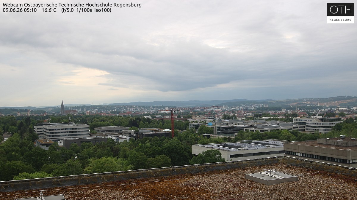 Archiv Foto Webcam Regensburg: Technische Hochschule