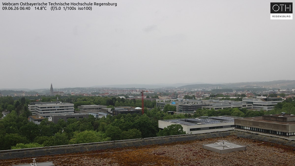 Archiv Foto Webcam Regensburg: Technische Hochschule