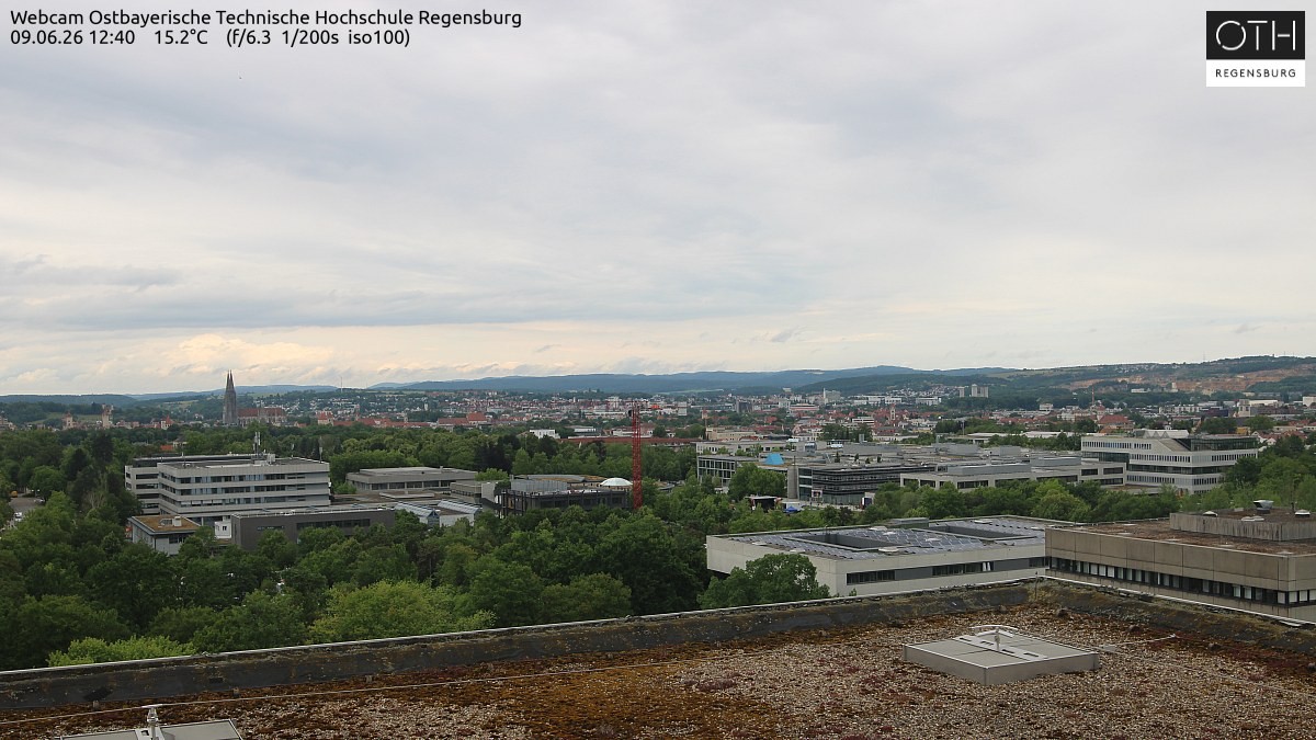 Archiv Foto Webcam Regensburg: Technische Hochschule