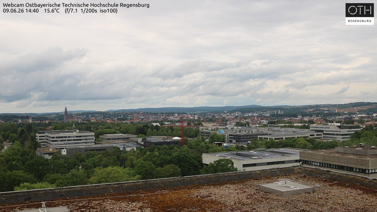 Archiv Foto Webcam Regensburg: Technische Hochschule