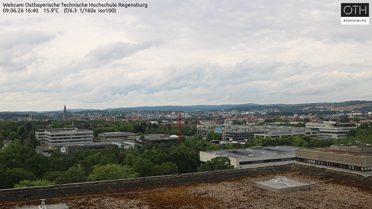 Archiv Foto Webcam Regensburg: Technische Hochschule