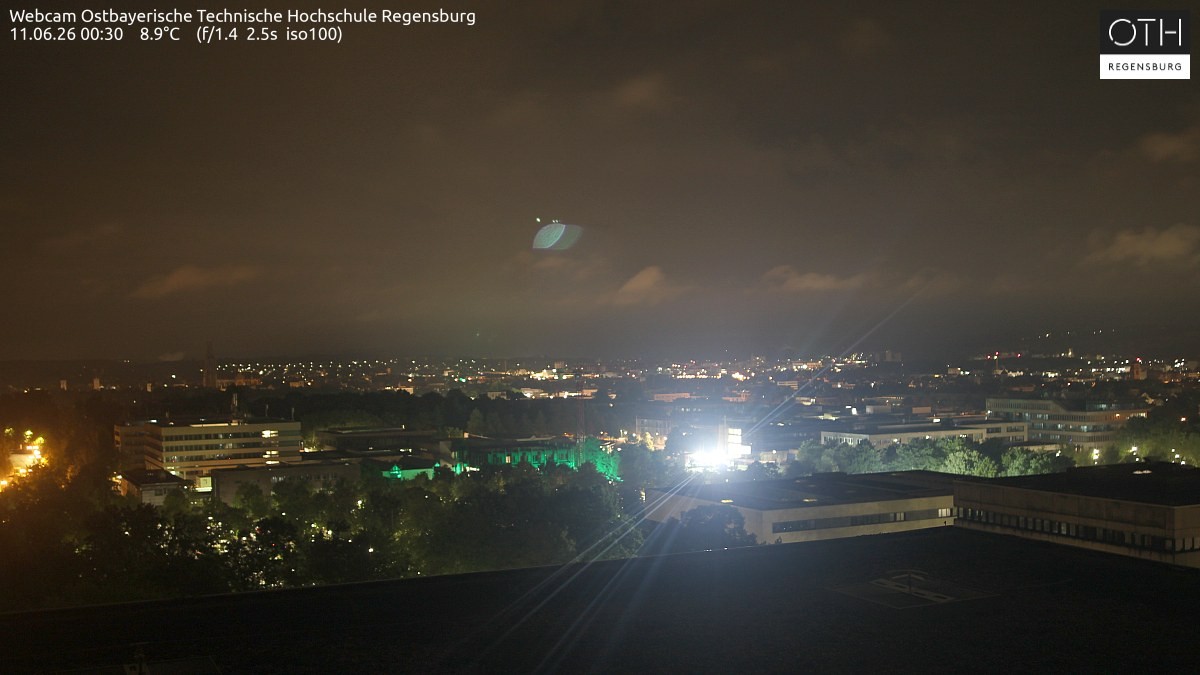 Archiv Foto Webcam Regensburg: Technische Hochschule